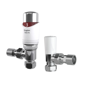 Drayton TRV4 15mm x 1/2" & Lockshield 07 05 0180
