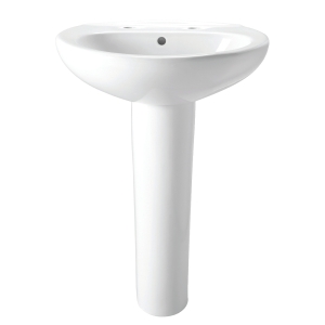 Basin To Go - 2 Taphole Basin & Full Pedestal