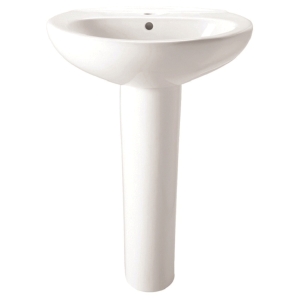 Basin to Go - 1 Tap Hole Basin and Full Pedestal