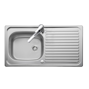 Iflo Stainless Steel 1 Taphole Kitchen Sink 1.0 Bowl, Reversible