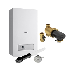 Glow-Worm Ultimate3 35kW Combi Boiler With Vertical Flue And Power Filter 10021405