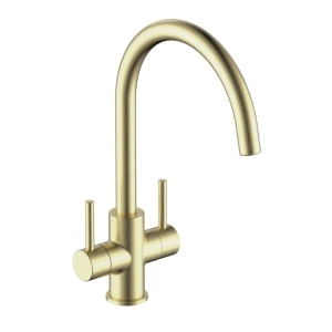 iflo Kisdon Kitchen Monobloc Tap - Brushed Brass SL-KT054BB