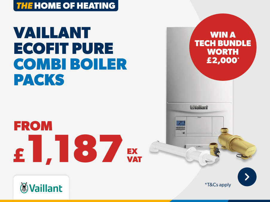 Vaillany ecttec plus combi boiler packs from £1516 ex vat