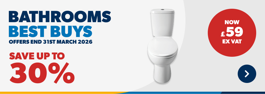 Bathroom Best Buys. Offer Ends 31st March 2026. Save up to 30%. Shop now